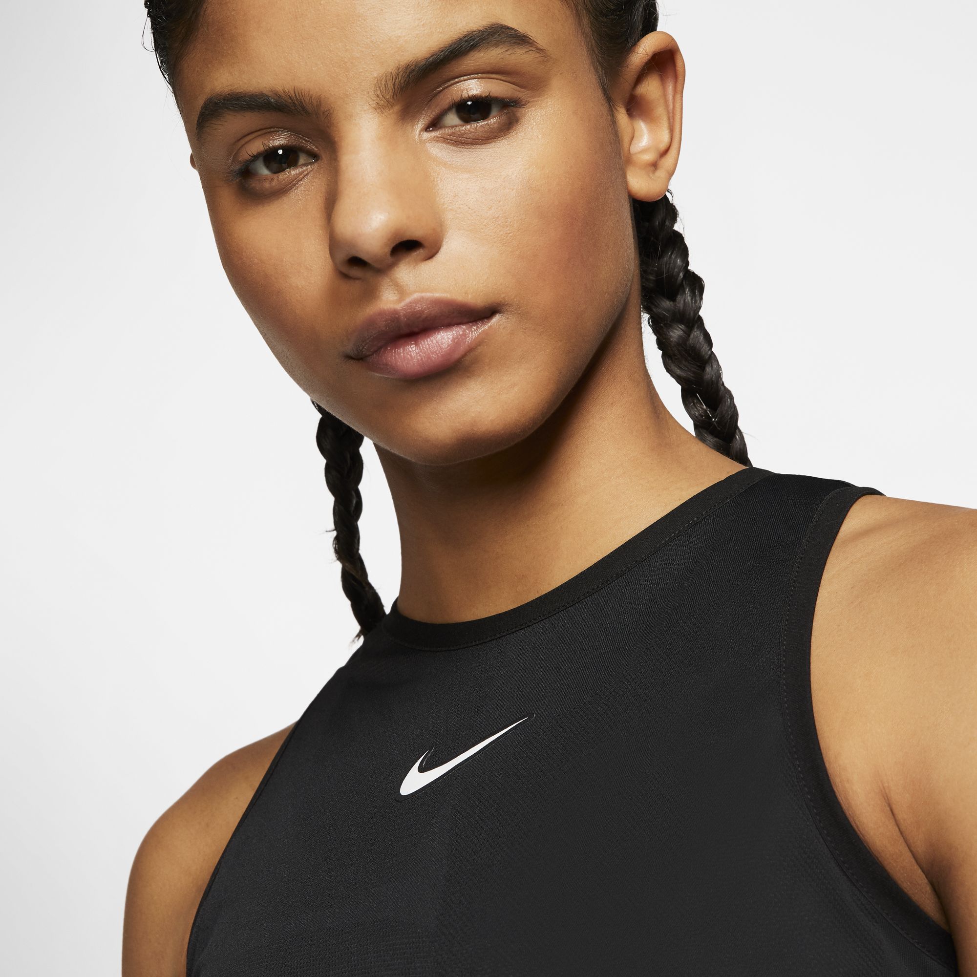 Nike Court Tank Melbourne NT - black/white