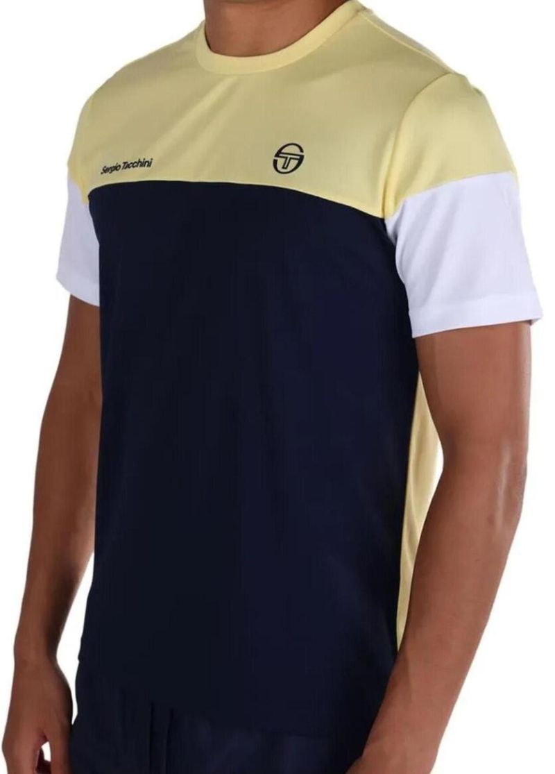 Sergio Tacchini Prave - peach coral/navy 