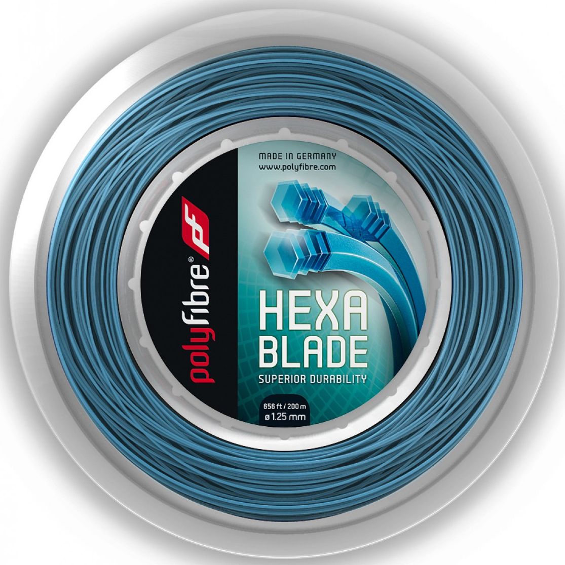Polyfibre Hexablade (200 m) - blue