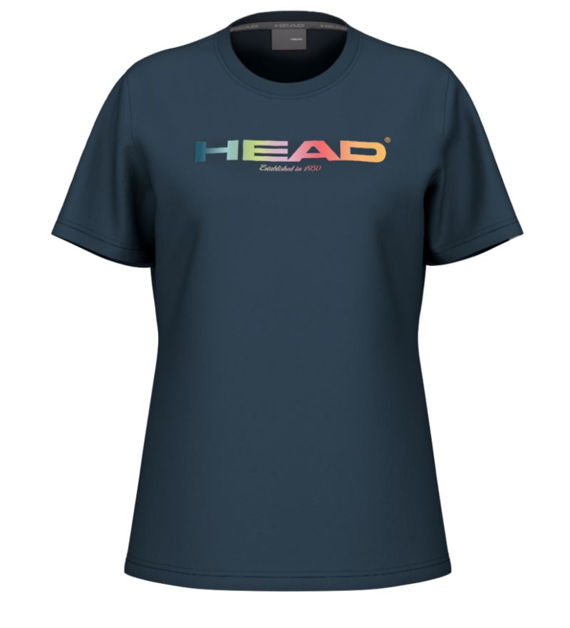 HeadRainbowTshirtWomanNavy