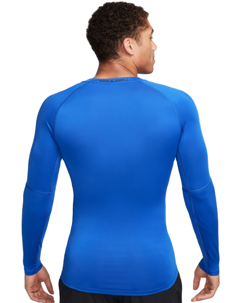 AURORA_FB7919-480_PHSFM001-2000 Nike Pro Dri-FIT Tight Long-Sleeve Fitness Top - game royal/black