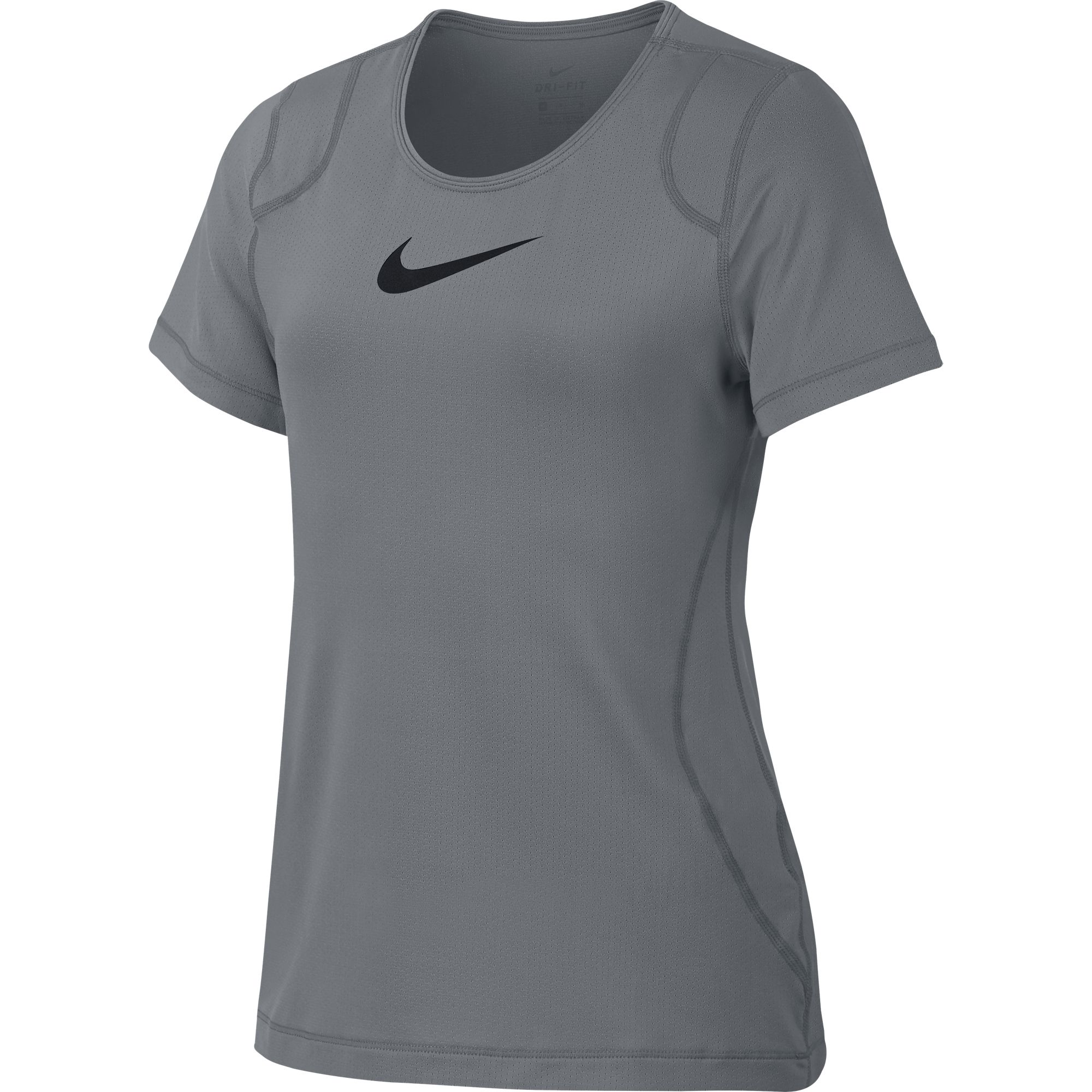 nike-pro-top-ss-cool-grey-black-1 Nike Pro Top SS - cool grey/black