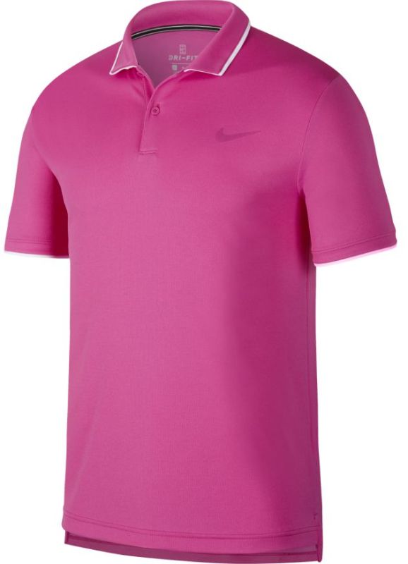 Nike Court Dry Team Polo - active fuchsia/white/active fuchsia