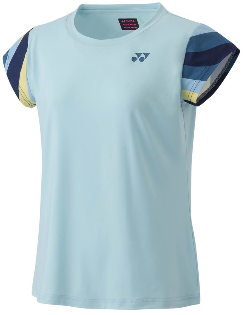 Yonex AO Crew Neck T-Shirt - cyan
