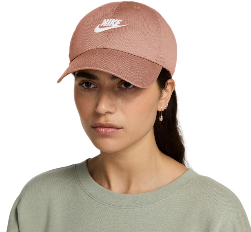 Nike Club Unstructured Futura Wash - rose gold/white