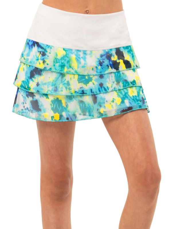 Lucky in Love Girls Peace Out Mesh Skirt - opal