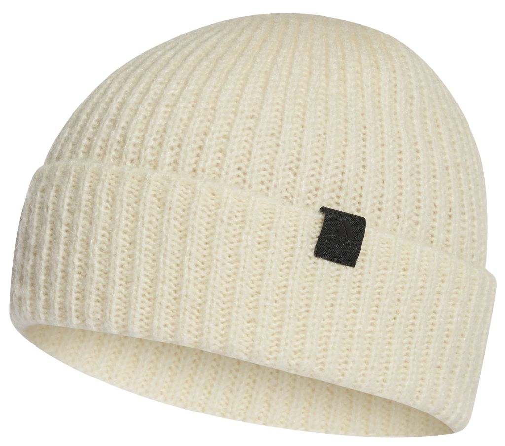 GS2099_HDW_photo_front_white Adidas Cuff Beanie - wonder white/black/black