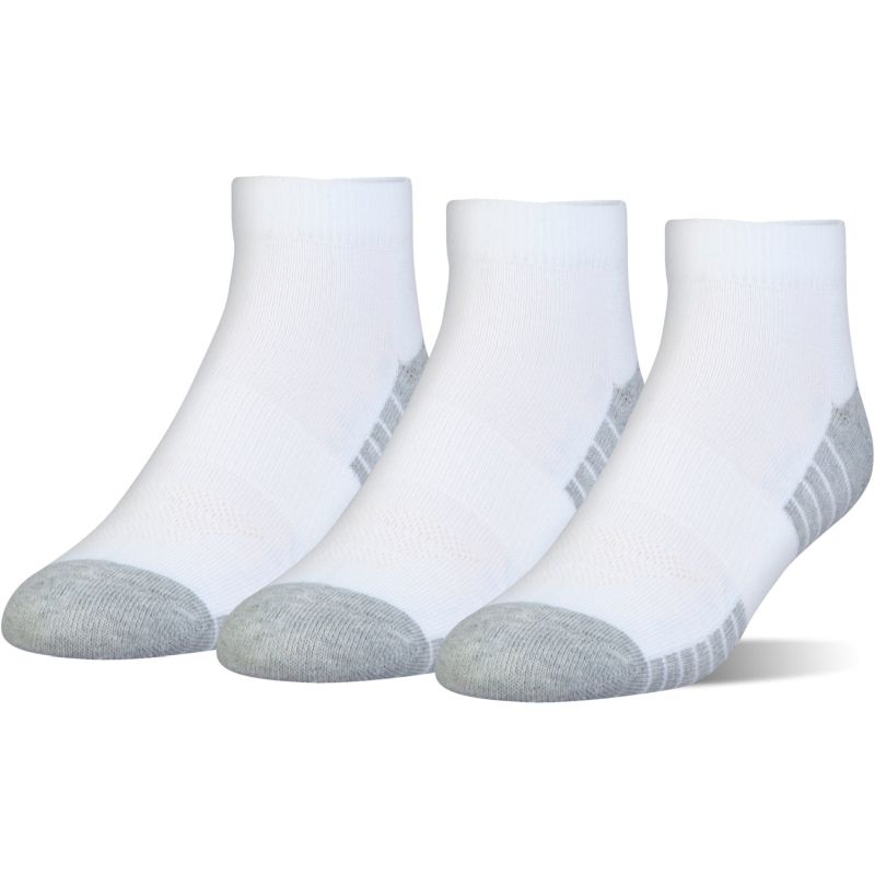 Under Armour UA HeatGear Low Cut Jr - 3 par/white