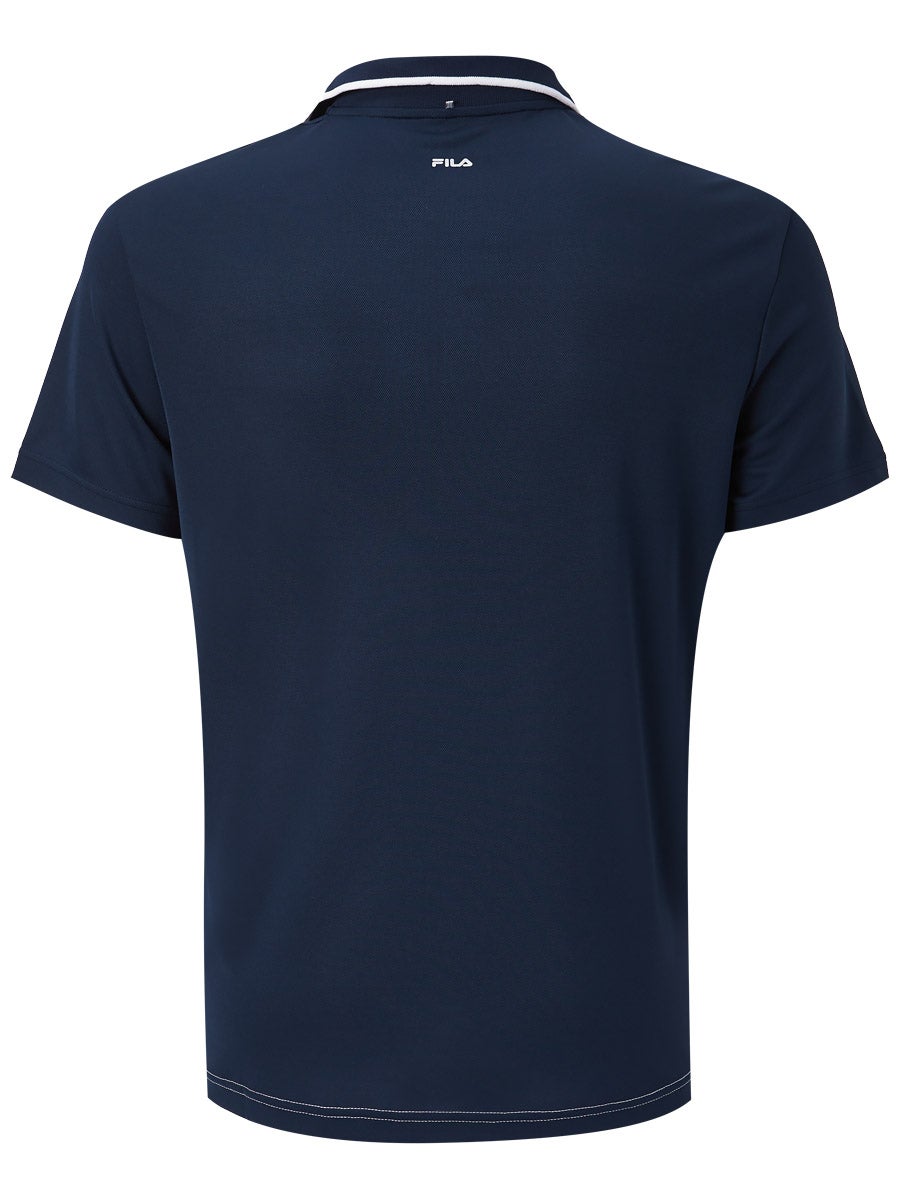 Fila Polo Anton Boys - white/peacoat blue