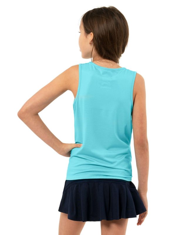 lucky-in-love-girls-peace-out-tie-knot-tank-opal-4 Lucky in Love Girls Peace Out Tie Knot Tank - opal