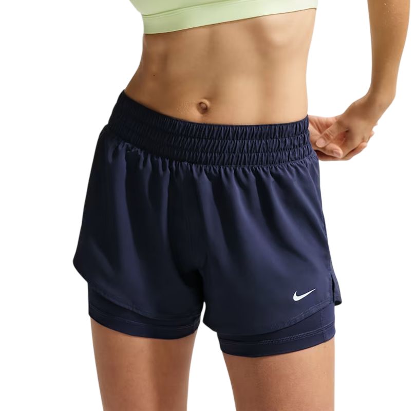 Nike Dri-Fit One 2-in-1 - midnight navy/white