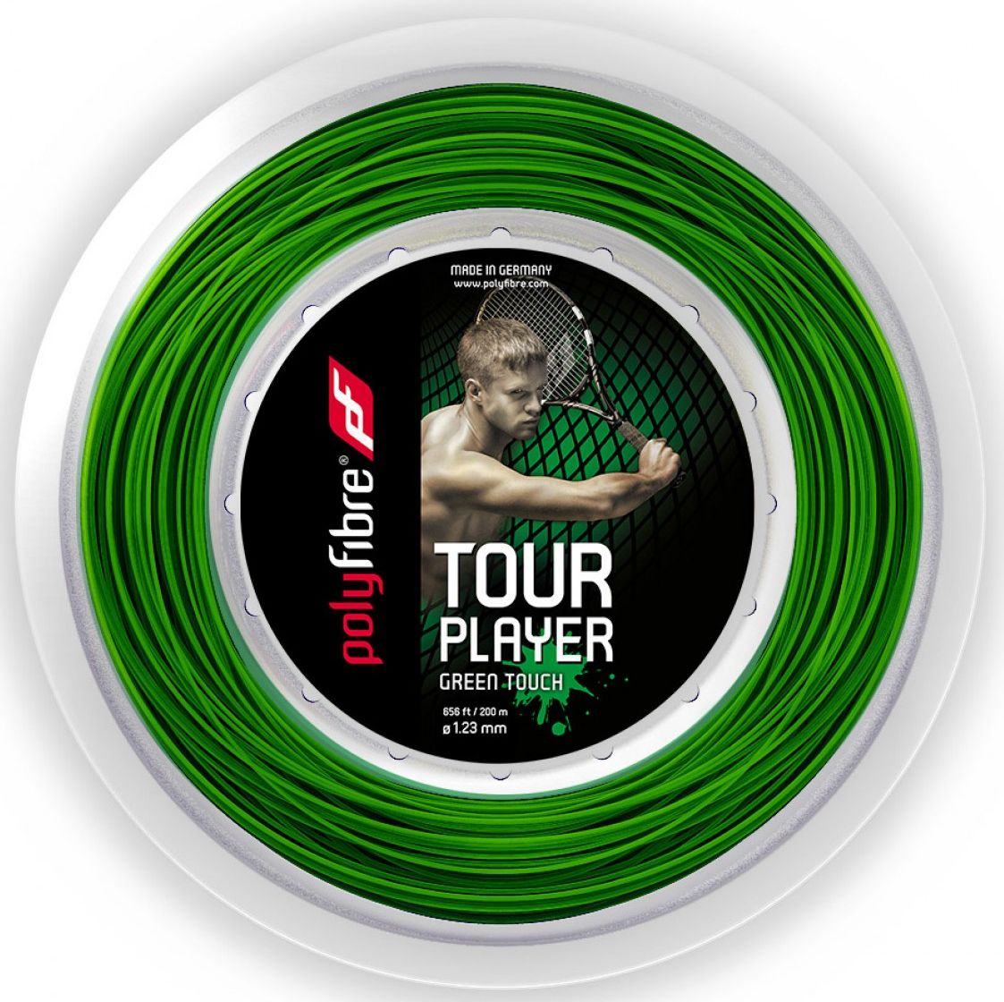 Polyfibre Tour Player Green Touch (200 m) - green