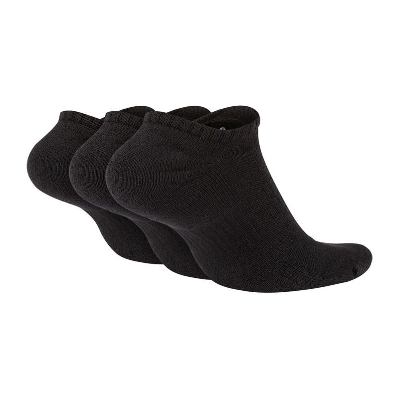 Nike Everyday Cotton Cushioned No Show - 3 pary/black/white