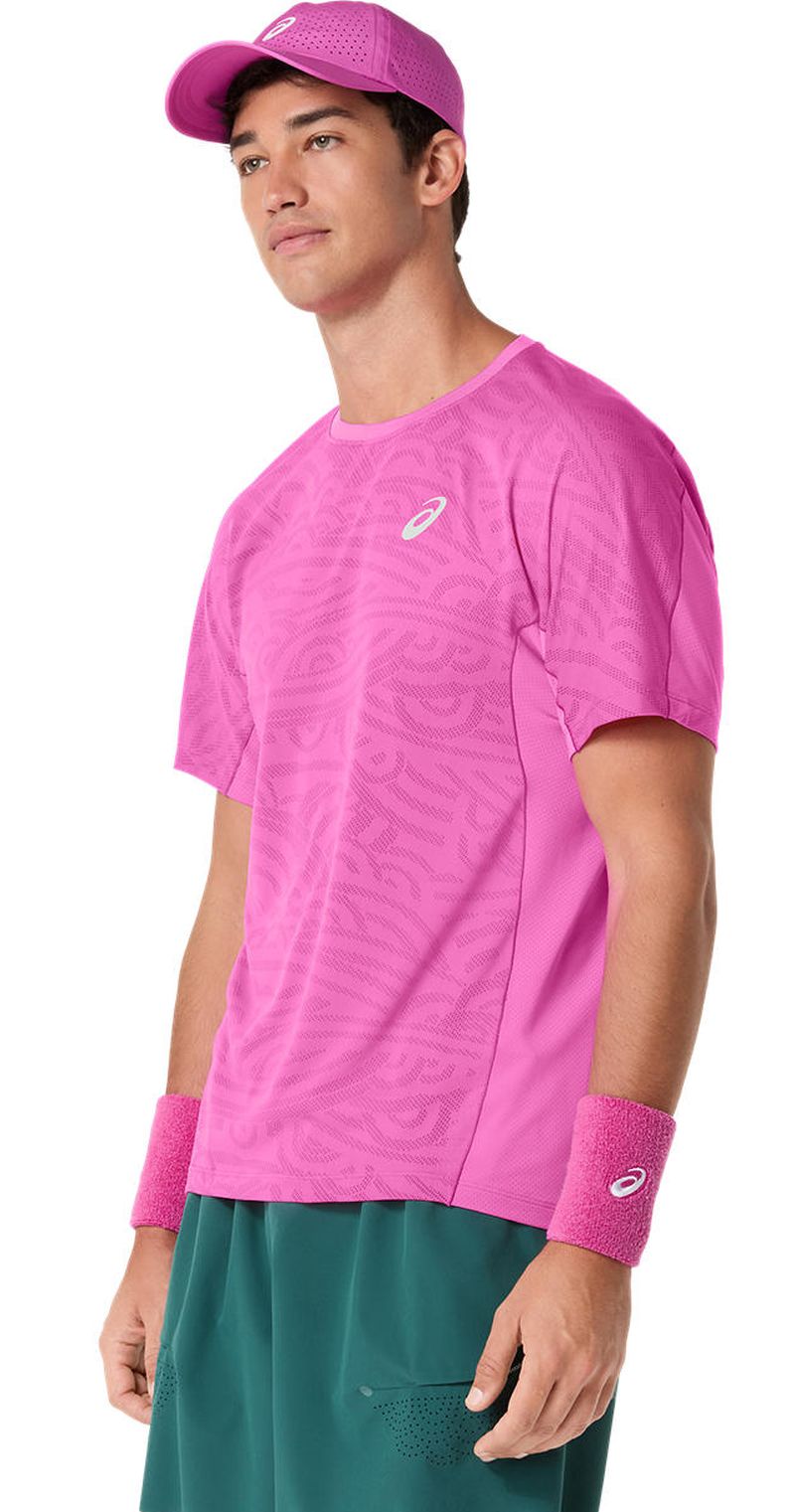 Asics Match Jacquard Short Sleeve - digital sakura Asics Match Jacquard Short Sleeve - digital sakura