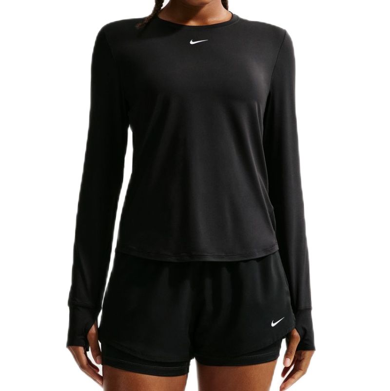 Nike One Classic Dri-Fit Long-Sleeve - black/white Nike One Classic Dri-Fit Long-Sleeve - black/white