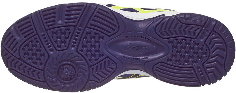 Asics Gel-Game 5 GS - white/indigo blue/safety yellow
