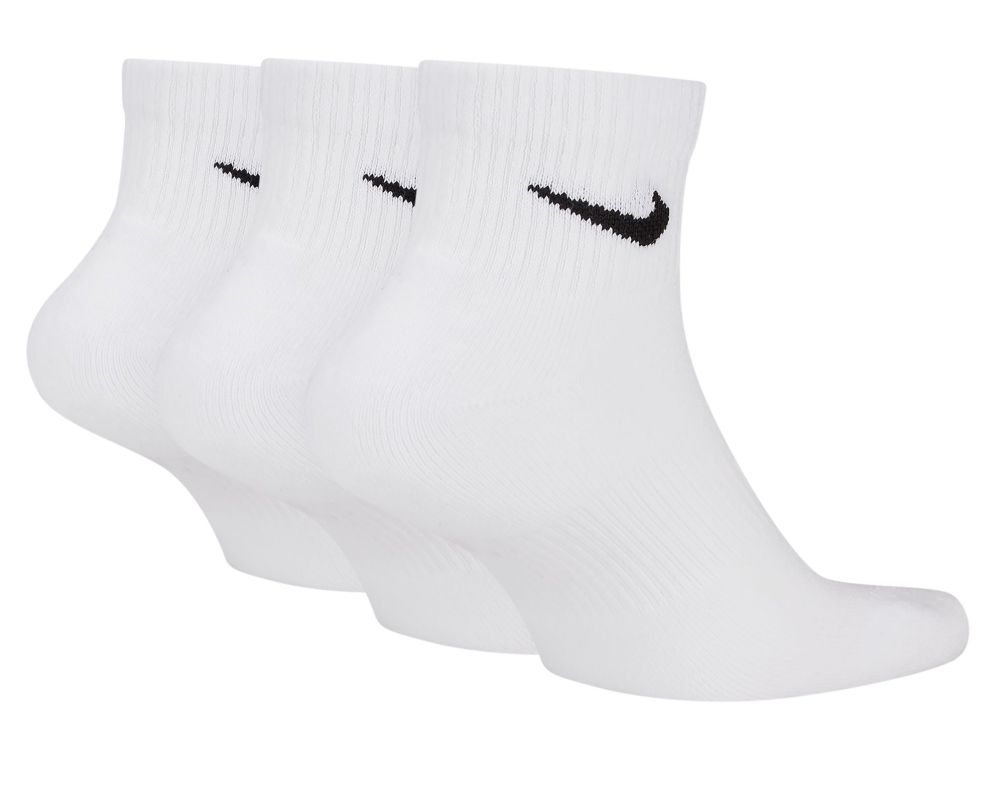 Nike Everyday Plus Cushioned Training Ankle Socks 3P - white/black