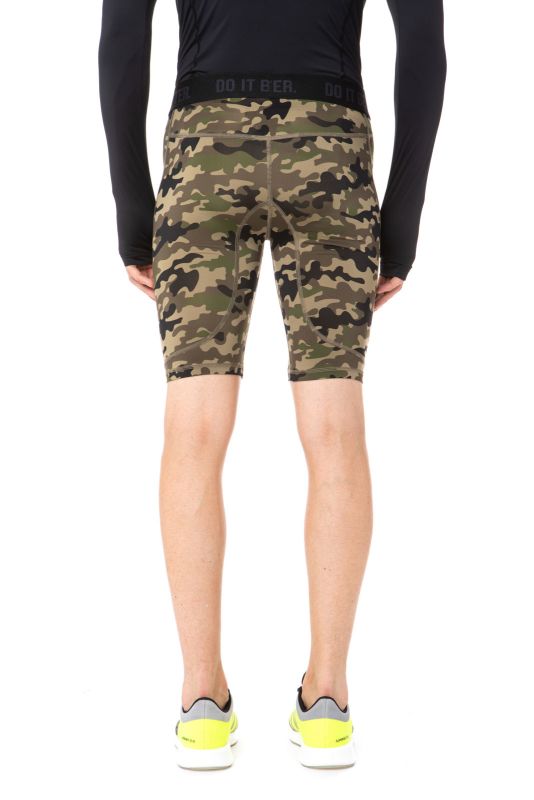 Hydrogen Printed Second Skin Shorts Man - camouflage