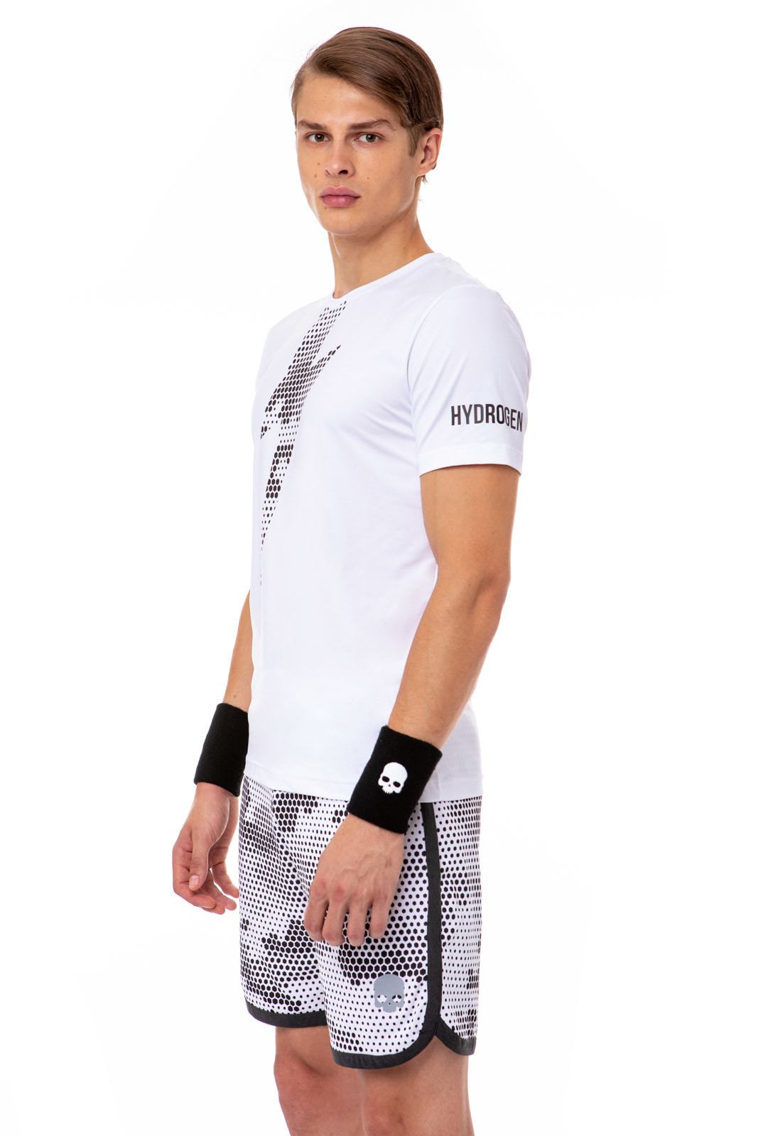 Hydrogen Tech Thunderbolt Tee Man - white/black