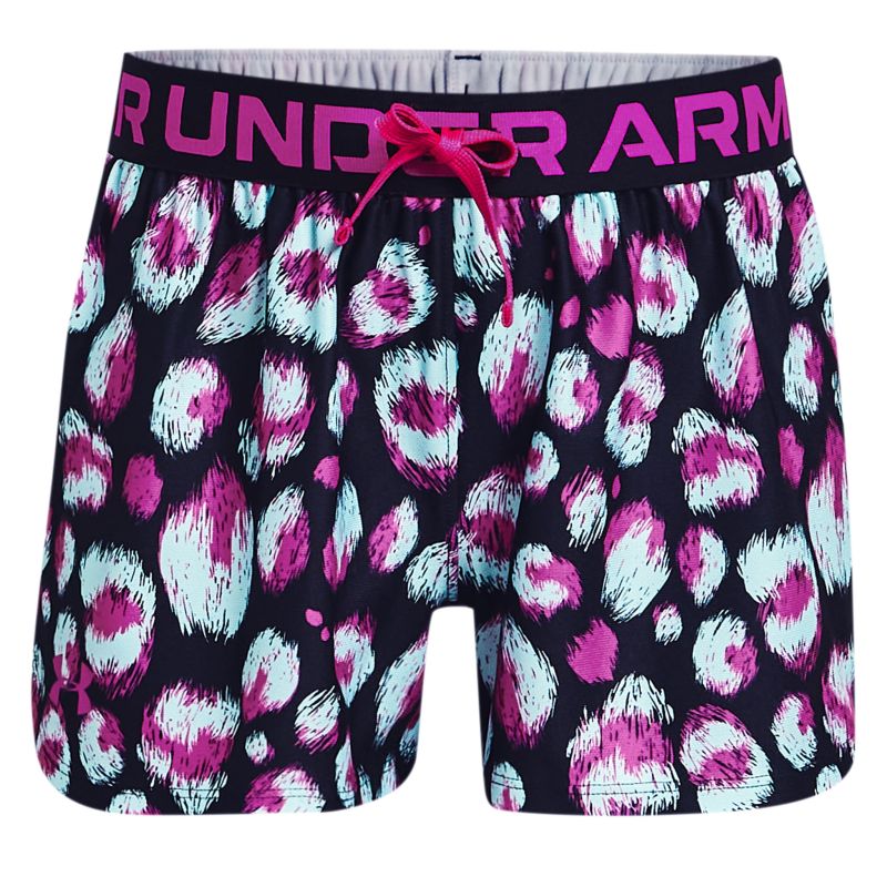 Under Armour Play Up Printed Shorts - black/breeze/meteor pink