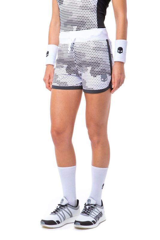 Hydrogen Women Tech Camo Shorts - camo black/white