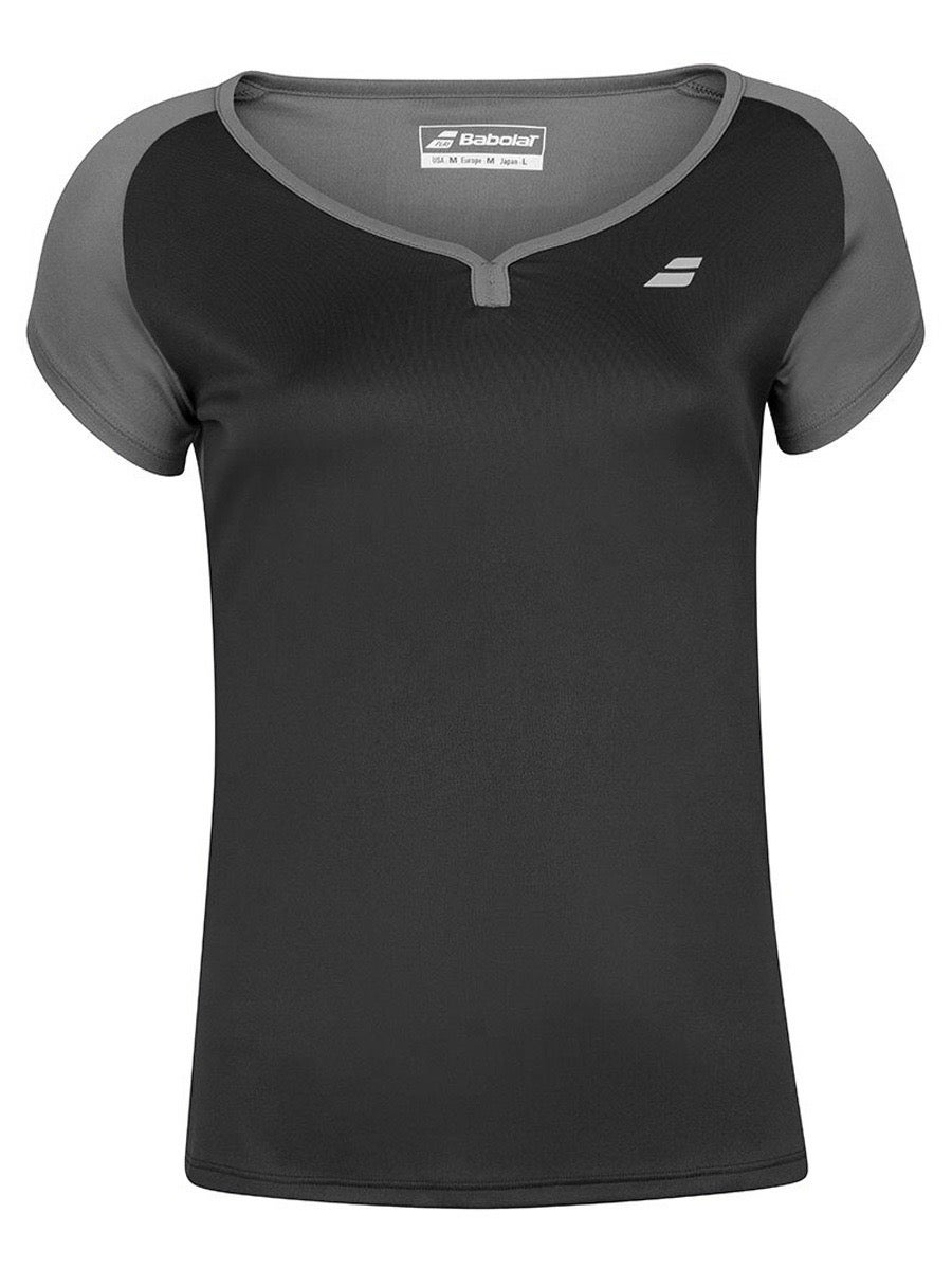 babolat-play-cap-sleeve-top-women-black-1 Babolat Play Cap Sleeve Top Women - black