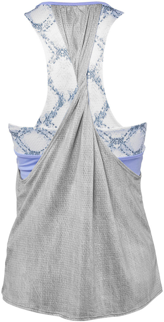 lucky-in-love-snake-charmer-high-neck-bralette-tank-grey-1 Lucky in Love Snake Charmer High Neck Bralette Tank - grey