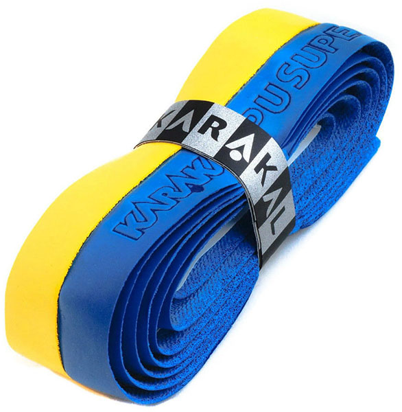 Karakal PU Super Grip Duo (1 szt.) - blue/yellow
