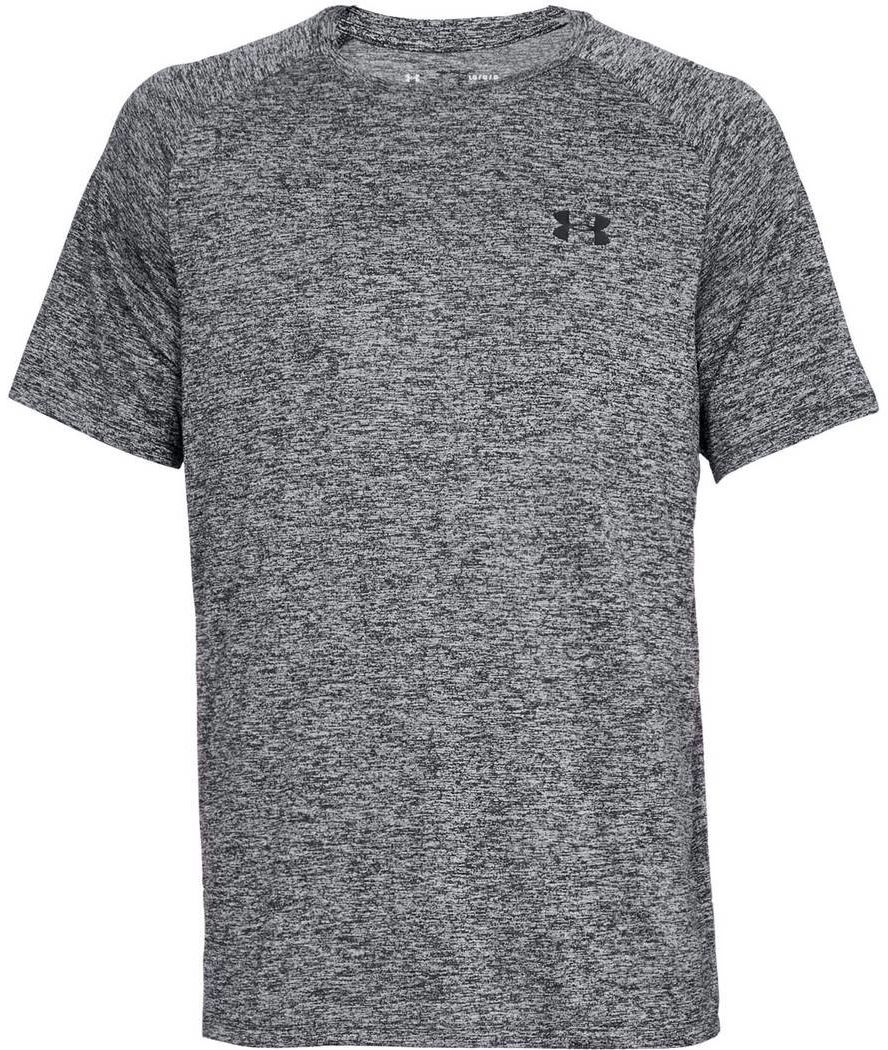 under-armour-tech-ss-tee-2-0-black-black-melange-1 Under Armour Tech SS Tee 2.0 - black/black melange