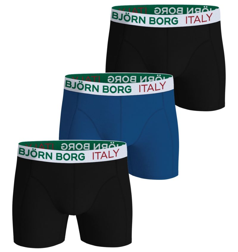 Björn Borg Cotton Stretch Italy 3P - multicolor