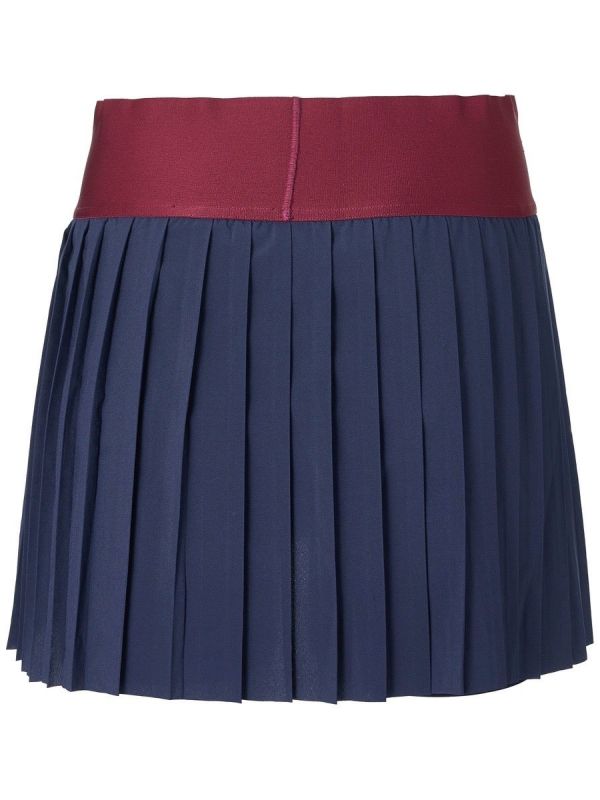 Nike Court Dri-Fit Advantage Skirt Pleated W - obsidian/dark beetroot/white