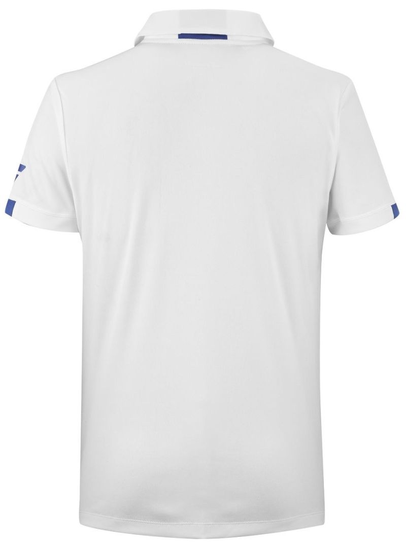 Babolat Boys Play Polo Shirt - white/white