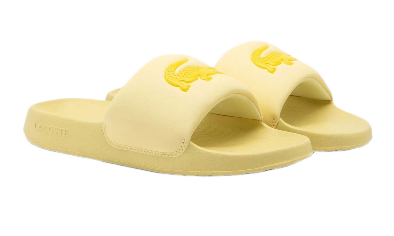Lacoste Serve Slide 1.0 - light yellow/yellow