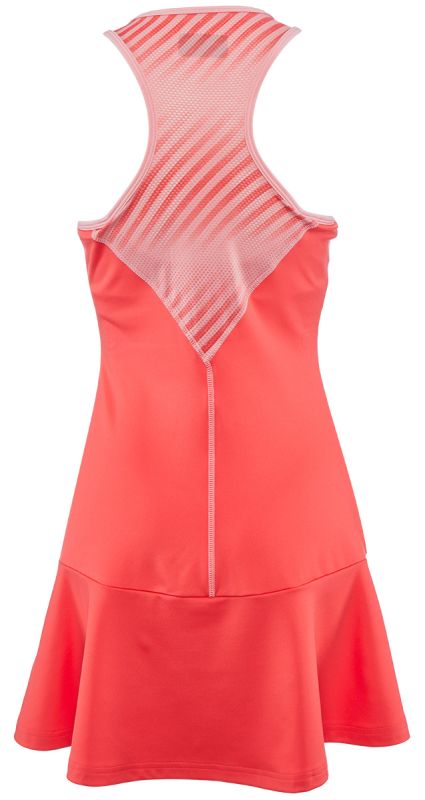 Lacoste Racerback Jersey Tennis Dress - red/pink