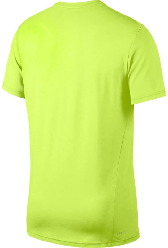 Nike Breathe Hyperdry SS Top - volt/black