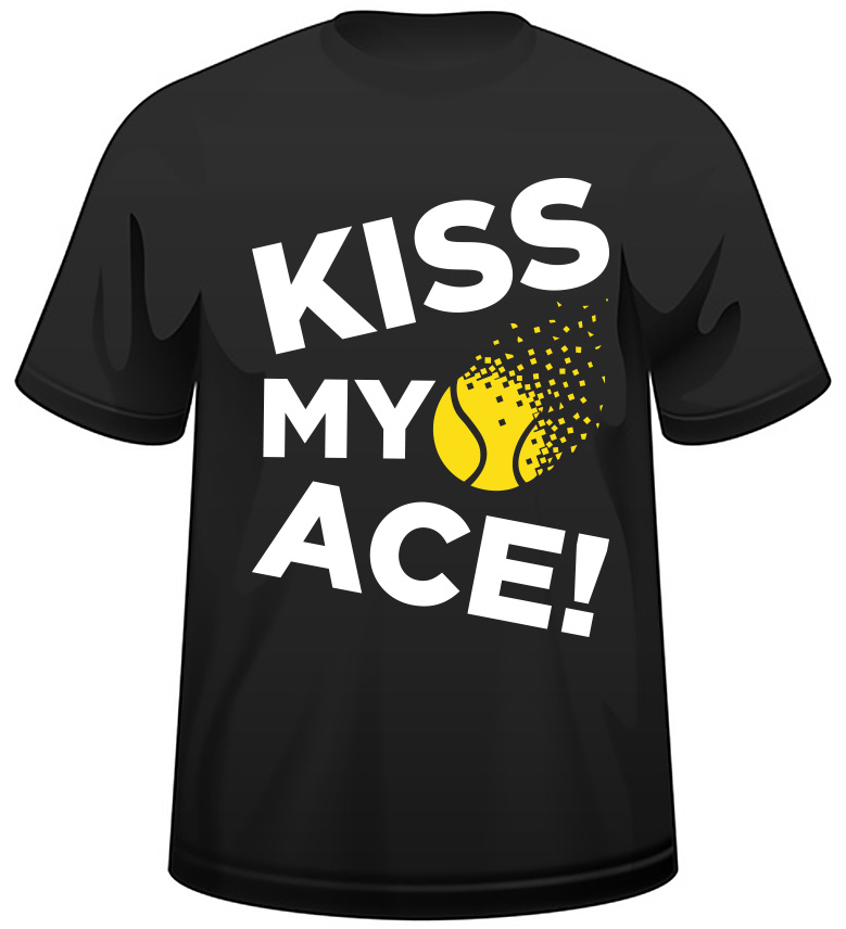 Strefa Tenisa Kiss My Ace Men - black