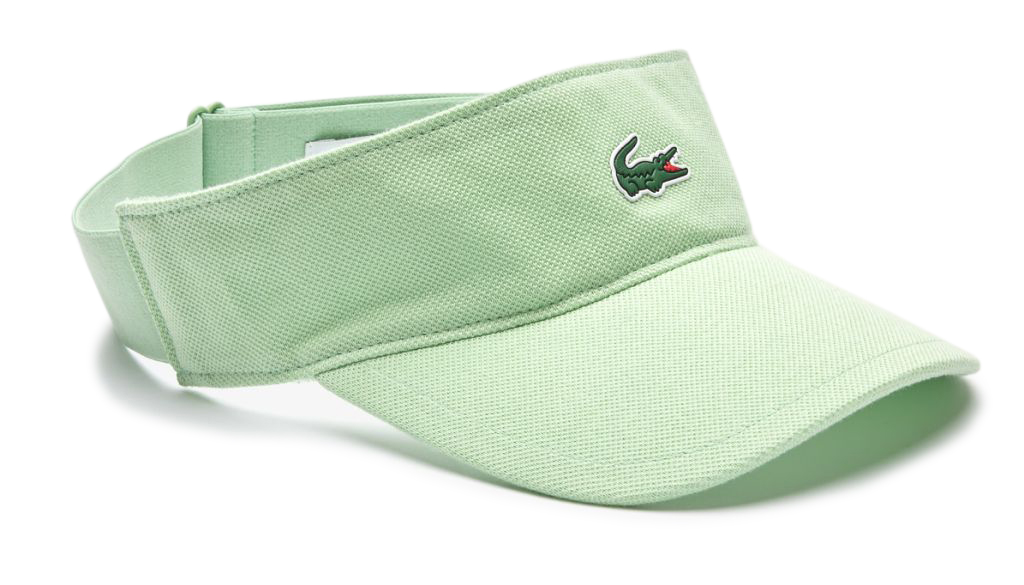 Lacoste Men's SPORT Piqué And Fleece Tennis Visor - green Lacoste Men's SPORT Piqué And Fleece Tennis Visor - green