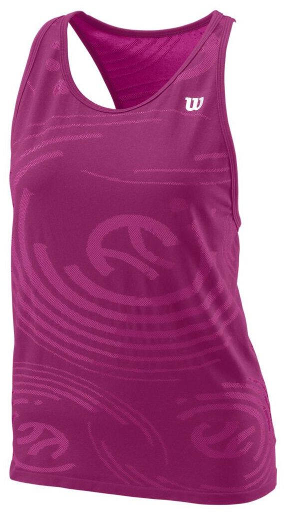 Wilson Power Seamless Tank W - rouge/tonal rouge