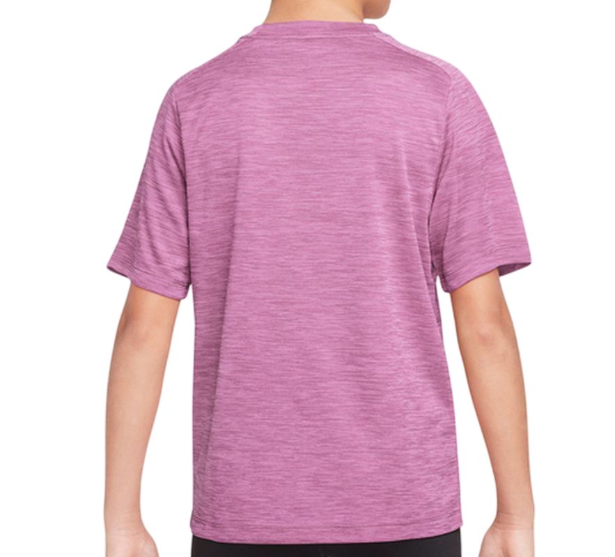 Nike Boys Multi Dri-FIT Short-Sleeve - light magenta/pure/white