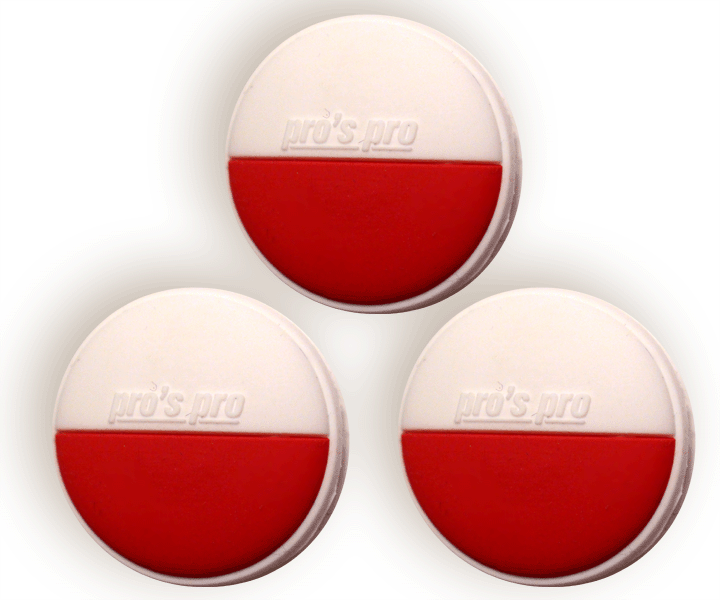 Pro's Pro Vibra Stop Polen 3P - white/red