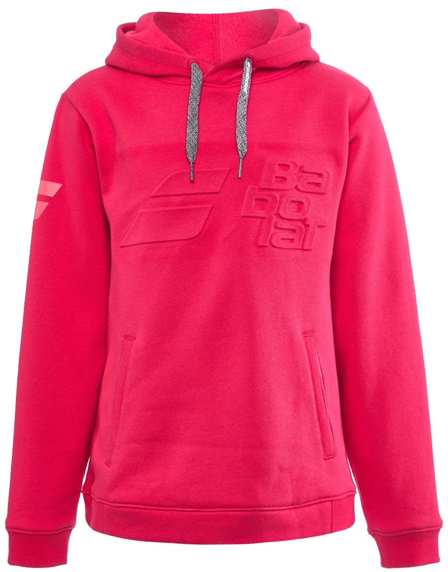 Babolat Exercise Hood Sweat Jr - red rose