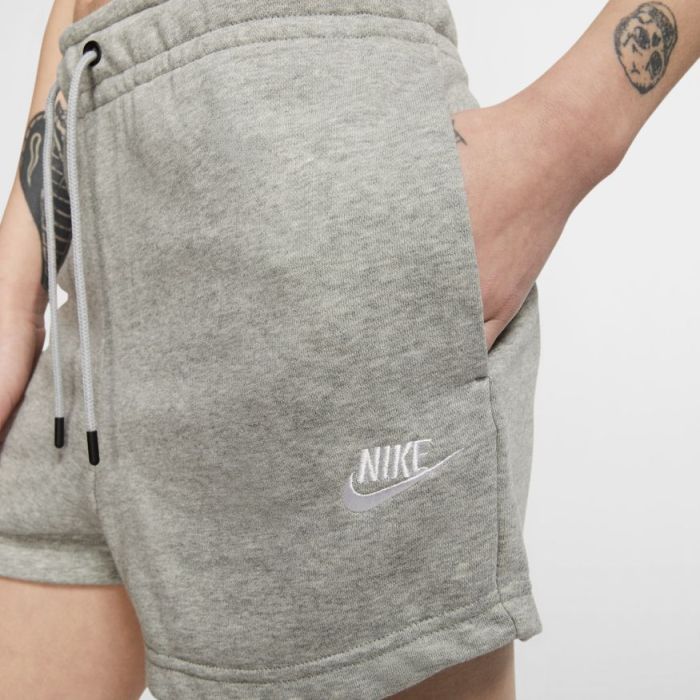 nike-sportswear-essential-short-french-terry-w-dark-grey-heather-white-5 Nike Sportswear Essential Short French Terry W - dark grey heather/white