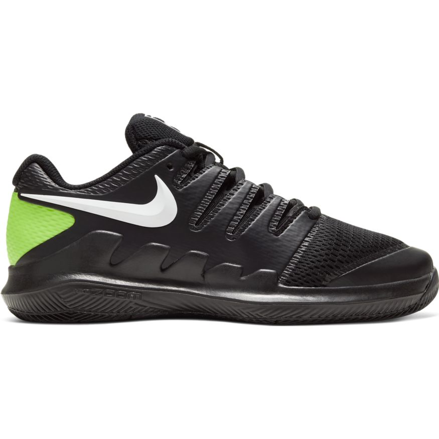 Nike Jr Vapor X - black/white/volt