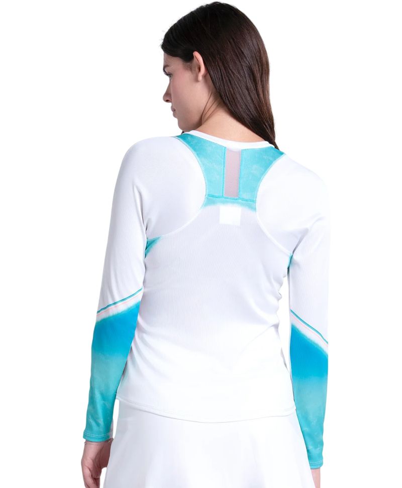 Lucky in Love Sun Beat Long Sleeve - white