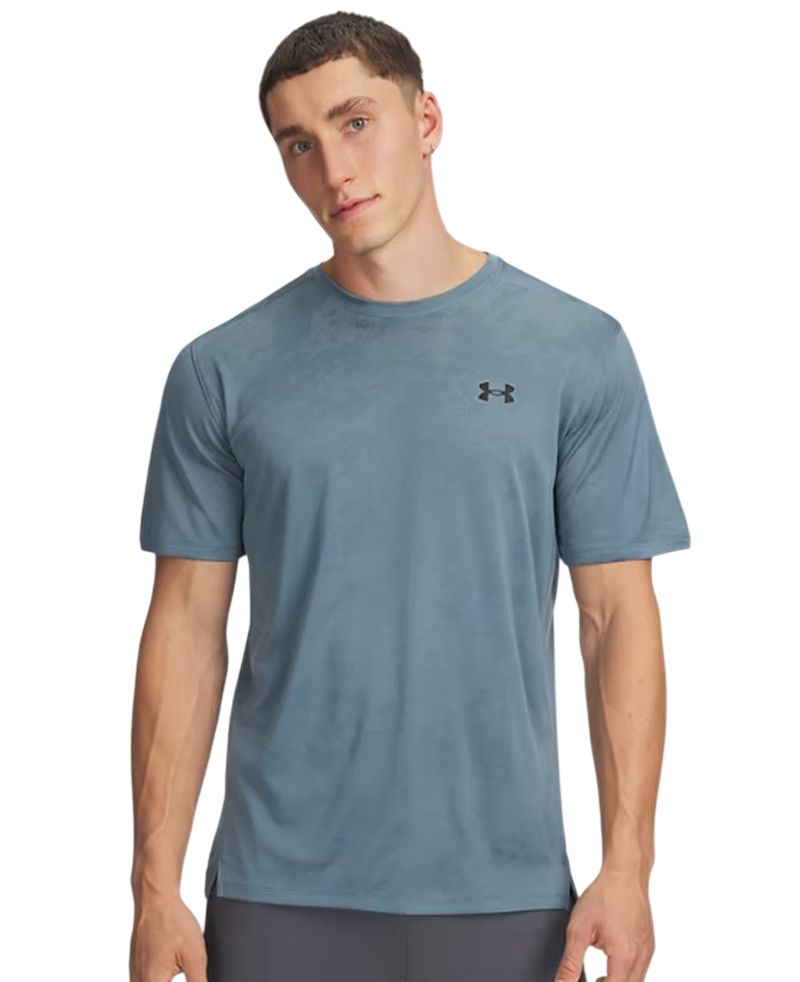 Under Armour Tech Vent Jacquard Short Sleeve - jasper blue/black