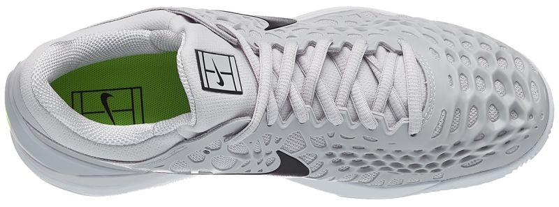 nike-air-zoom-cage-3-clay-jr-vast-grey-white-black-3 Nike Air Zoom Cage 3 Clay Jr - vast grey/white/black