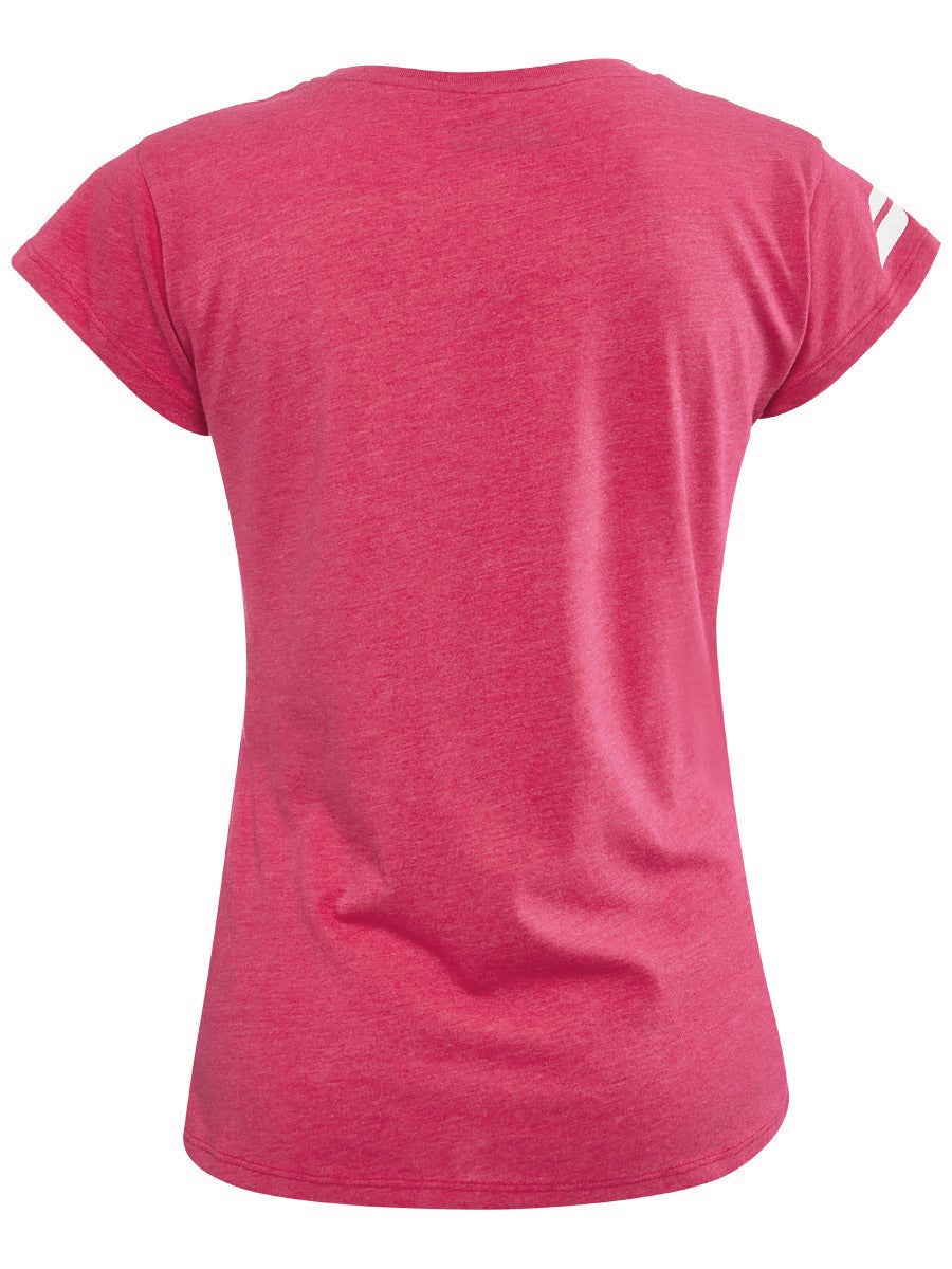 babolat-exercise-tee-women-red-rose-heather-1 Babolat Exercise Tee Women - red rose heather