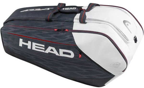 head-djokovic-12r-monstercombi-black-white-1 Head Djokovic 12R Monstercombi - black/white