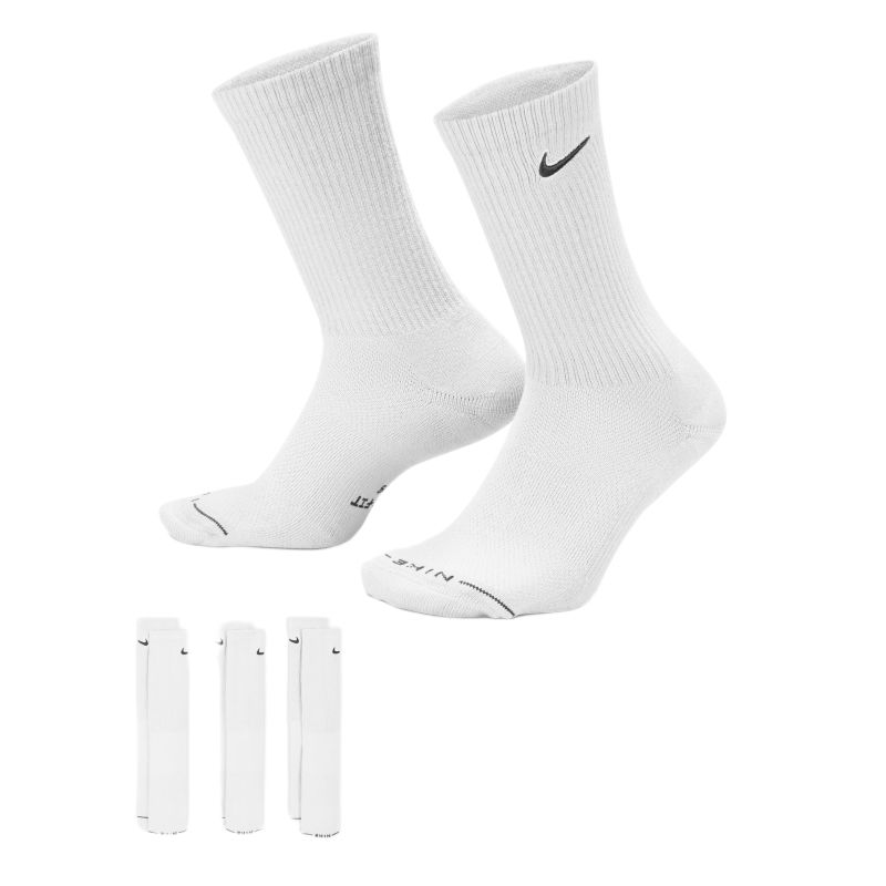 Nike Everyday Elevated Crew 3P - white Nike Everyday Elevated Crew 3P - white