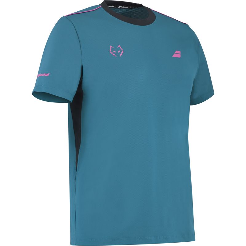 Męski t-shirt Babolat Crew Neck Lebron - legion blue